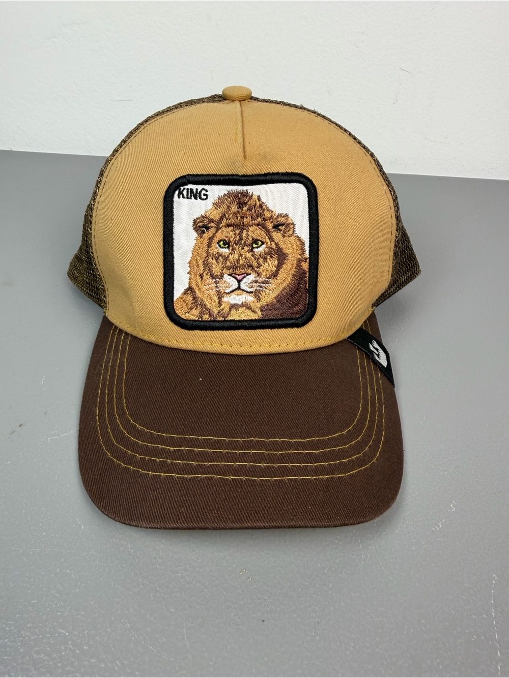 Goorin Bros the Farm Storm King Lion Brown Snap-Back Hat